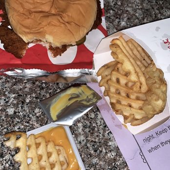 Chick-fil-A - Spicy Chicken Sandwich - Salad Near Me - Bakersfield, California Chick-fil-A - Spicy Chicken Sandwich - Salad Near Me - Bakersfield, California