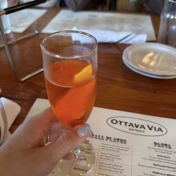 Ottava Via - Aperol Sprtiz - Pizza Near Me - Detroit, Michigan