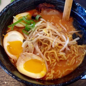 Marumen - Spicy Miso Ramen with extra egg! - Ramen Near Me - Fairfax, Virginia