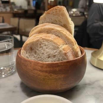Bar Milano - Deliscious but very cold bread. Should have been warmed up. - Italian Near Me - New York, New York Bar Milano - Deliscious but very cold bread. Should have been warmed up. - Italian Near Me - New York, New York