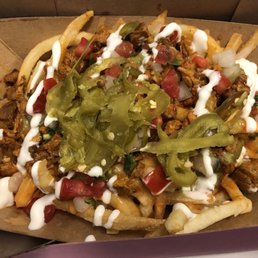 Street fries with al pastor ($11) Street fries with al pastor ($11)