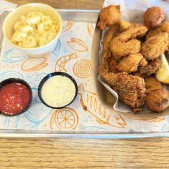 Hushpuppies Seafood Kitchen - Baby Shark Platter - Seafood Near Me - Summerville, South Carolina Hushpuppies Seafood Kitchen - Baby Shark Platter - Seafood Near Me - Summerville, South Carolina