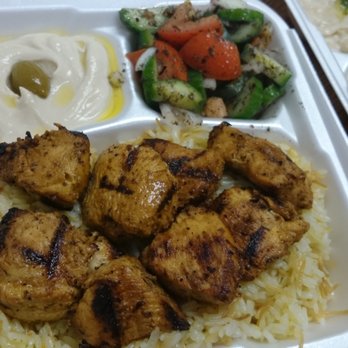 Siraj’s Shawarma - Chicken kabob plate $9 with additional garlic sauce and pita - Mediterranean Near Me - Whittier, California Siraj’s Shawarma - Chicken kabob plate $9 with additional garlic sauce and pita - Mediterranean Near Me - Whittier, California