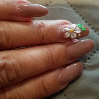 Vans Nail's - How to get my nails done it was a hot mess and she had a little sweet touch to it a pretty flower on both my hands - Nail Salons Near Me - Lemon Grove, California Vans Nail's - How to get my nails done it was a hot mess and she had a little sweet touch to it a pretty flower on both my hands - Nail Salons Near Me - Lemon Grove, California