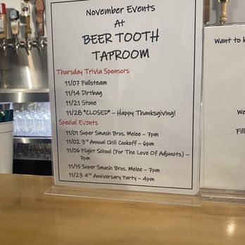 Beer Tooth Taproom - Beer Bar Near Me - Durham, North Carolina Beer Tooth Taproom - Beer Bar Near Me - Durham, North Carolina