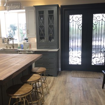 Kitchens Etc - New flooring, new doors, and my favorite piece, the custom hutch! - Kitchen & Bath Near Me - Simi Valley, California