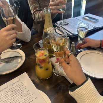 Madison Cafe and Grill - Bubbly & Freshly Squeezed Orange Juice. Cheers! - Lebanese Near Me - Edgewater, New Jersey