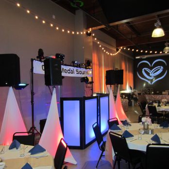 Gold Medal Sound - 2016 upgraded gold package wedding setup with gobo add on from Gold Medal Sound. - DJs Near Me Gold Medal Sound - 2016 upgraded gold package wedding setup with gobo add on from Gold Medal Sound. - DJs Near Me