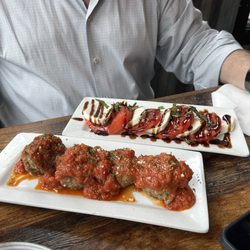 The Patio at 5th and Ash - Meatballs with marinara appetizer