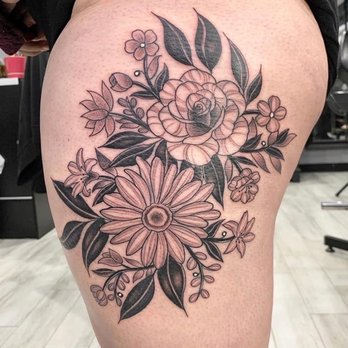 Francois Ft Art - Floral tattoo - Tattoo Near Me Francois Ft Art - Floral tattoo - Tattoo Near Me