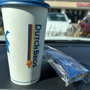 Dutch Bros Coffee - Got my Annihilator and Passion fruit Green tea not pictured - Juice Bars & Smoothies Near Me - Martinez, California Dutch Bros Coffee - Got my Annihilator and Passion fruit Green tea not pictured - Juice Bars & Smoothies Near Me - Martinez, California