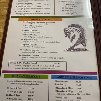 La Casa De Oro - Menu - Mexican Near Me - National City, California La Casa De Oro - Menu - Mexican Near Me - National City, California