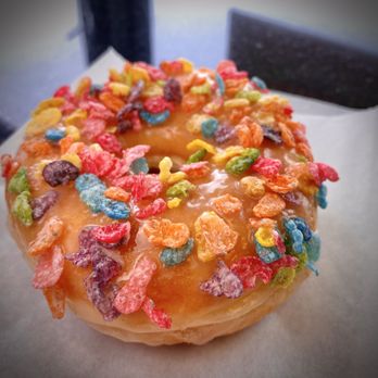 King's Donut & Deli - Glazed Donut with Cereal Flakes ($1.65) - Donuts Near Me - Alhambra, California King's Donut & Deli - Glazed Donut with Cereal Flakes ($1.65) - Donuts Near Me - Alhambra, California