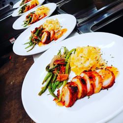 Moore Culinary Services - Bacon Wrapped Pork Tenderloin w/ Spicy Pineapple Glaze!