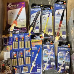 Hobby Lobby - Select Estes model rockets & engines on clearance marked down 50% off the already marked down 30% from MSRP for a net of 65% off