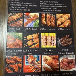 BBQ MENU BBQ MENU