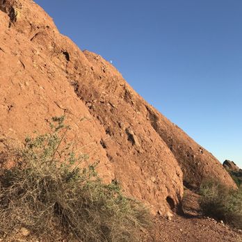 Hole-in-the-Rock - View from front side underneath hole - Hiking Near Me - Phoenix, Arizona Hole-in-the-Rock - View from front side underneath hole - Hiking Near Me - Phoenix, Arizona