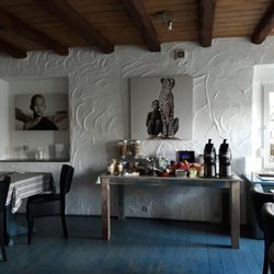 Landhaus - Teil des Frühstücksbuffets