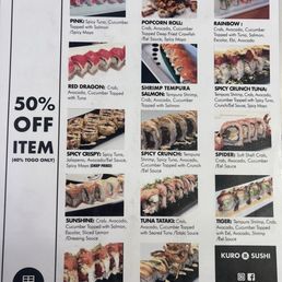 Roll Menu (1/2) Roll Menu (1/2)