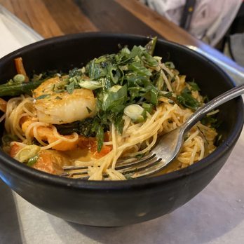 Caboose Commons - Panang Curry with Shrimp - Breweries Near Me - Fairfax, Virginia