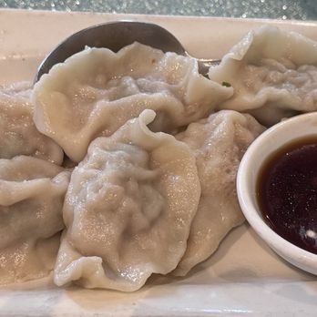 Mama Lu's Dumpling House - SHRIMP, CHIVE & PORK DUMPLINGS(6) - Dim Sum Near Me - Beverly Hills, California Mama Lu's Dumpling House - SHRIMP, CHIVE & PORK DUMPLINGS(6) - Dim Sum Near Me - Beverly Hills, California