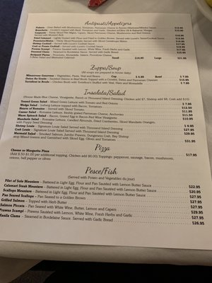 Menu photo 2 Luceti's on 25th San Mateo, CA Menu photo 2 Luceti's on 25th San Mateo, CA