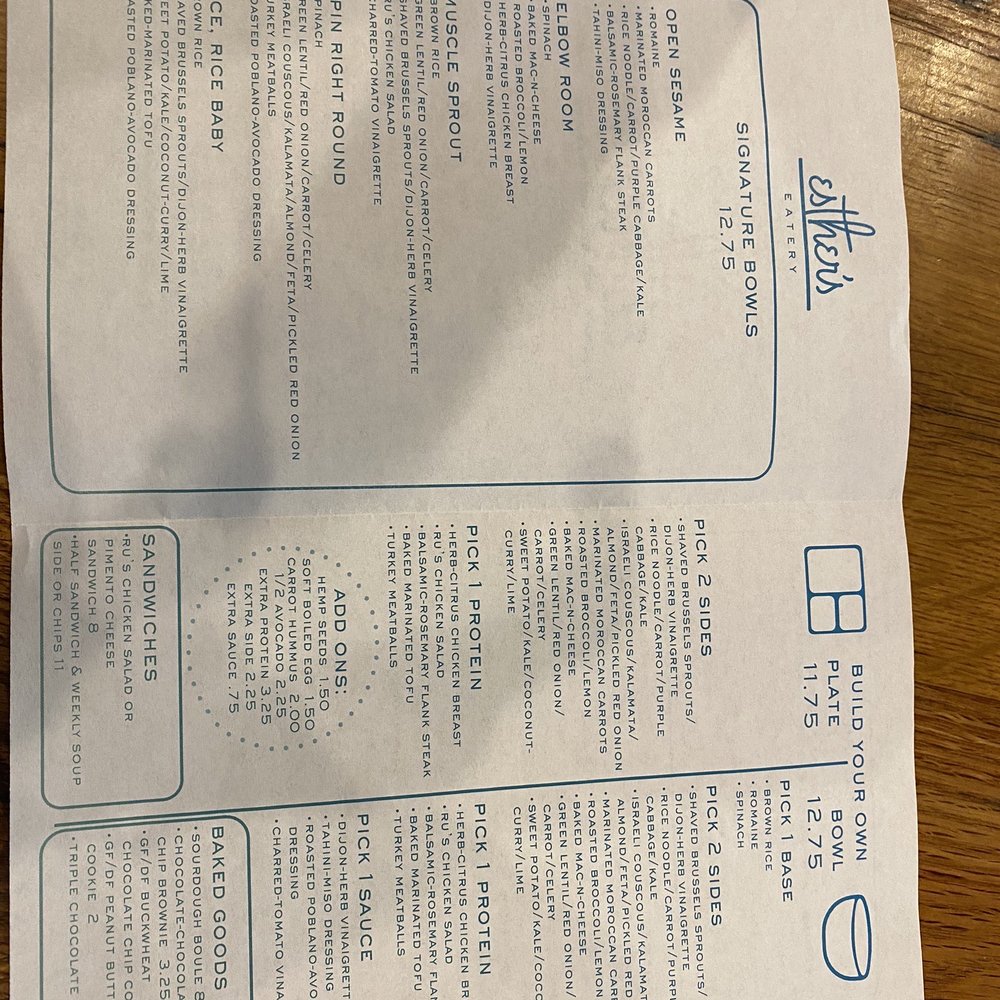 Menu Menu