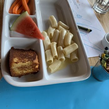Buttonwood - We were pleasantly surprised with the kids menu. Especially the watermelon, carrots and incredible cornbread. - New American Near Me - Newton, Massachusetts Buttonwood - We were pleasantly surprised with the kids menu. Especially the watermelon, carrots and incredible cornbread. - New American Near Me - Newton, Massachusetts