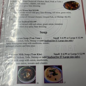 Hoosier Thai - Menu 6/26 - Thai Near Me - Nashville, Indiana Hoosier Thai - Menu 6/26 - Thai Near Me - Nashville, Indiana