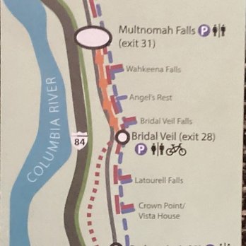 Multnomah Falls - Transportation Options, summer 2024, back. - Hiking Near Me - Bridal Veil, Oregon Multnomah Falls - Transportation Options, summer 2024, back. - Hiking Near Me - Bridal Veil, Oregon
