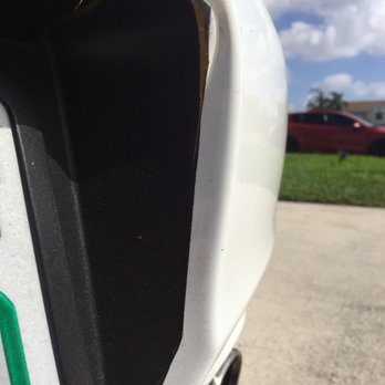 Soflo Concepts - Poorly wrapped rear bumper and painted black without asking me if thats what I wanted. - Auto Customization Near Me - Delray Beach, Florida