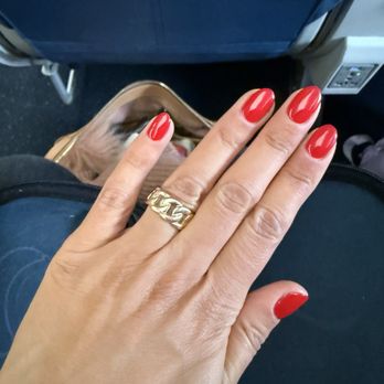 Aria Nails Spa - Holiday red - Nail Salons Near Me - Sierra Madre, California