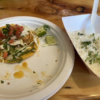 The Lone Chicharron - Chicken taco and rice - Tacos Near Me - Seward, Alaska