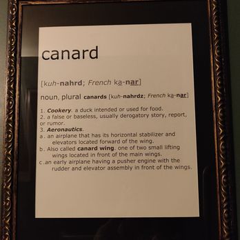 Canard - Funny interior design, definition of canard - Wine Bars Near Me - Portland, Oregon