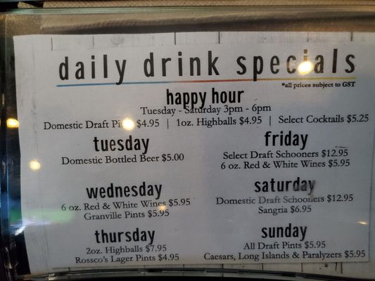 Menu photo 4 Rossco's Pub Medicine Hat, AB Menu photo 4 Rossco's Pub Medicine Hat, AB