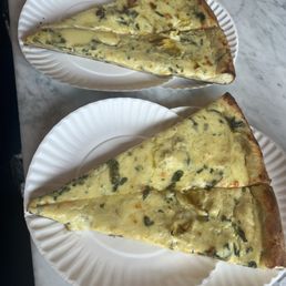 Artichoke Pizza Slice Artichoke Pizza Slice