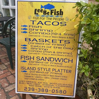 Lee Be Fish - Restaurant signage - Seafood Near Me - Marco Island, Florida Lee Be Fish - Restaurant signage - Seafood Near Me - Marco Island, Florida