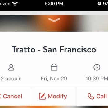 Tratto - Open Table 10:30pm time slot listed as available. - Italian Near Me - San Francisco, California Tratto - Open Table 10:30pm time slot listed as available. - Italian Near Me - San Francisco, California