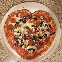 A romantic pizza for Vanentine's Day