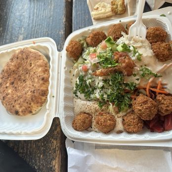 Falafel Stop - Classic Hummus Plate - Falafel Near Me - Sunnyvale, California
