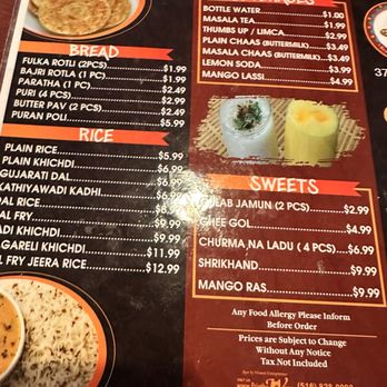Atithya Kathiyawadi - Menu - Indian Near Me - Iselin, New Jersey