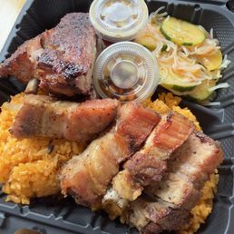 Pork belly and Fiesta Plate: Ribs & Pork Belly Pork belly and Fiesta Plate: Ribs & Pork Belly