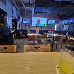 Bar area to watch the games