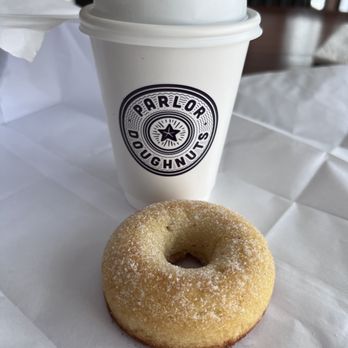 Parlor Doughnuts - Leto-friendly, low carb cinnamon and sugar doughnut + 12 oz house brew. - Donuts Near Me - Lancaster, Pennsylvania