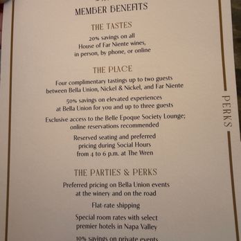 Bella Union Winery - Wineries Near Me - St. Helena, California