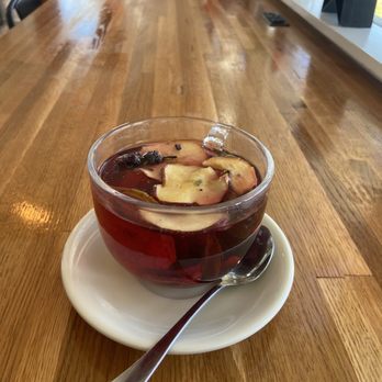 Susana's Cafe - Detox tea hot. Tons of yummy dried fruits and already semi sweet. - Cafes Near Me - Kissimmee, Florida