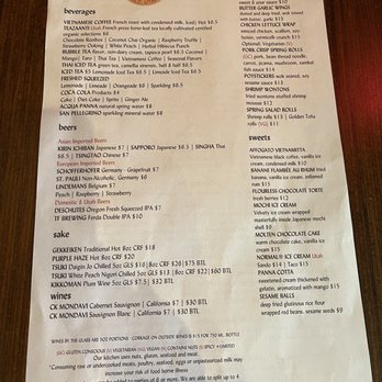 Pho Thin - Menu as of November 2023 - Vietnamese Near Me - Cottonwood Heights, Utah