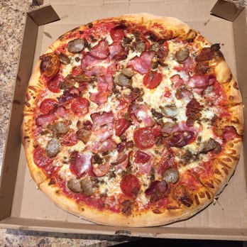 Ed and Murphy's 501 Pizza - Large meat lovers pizza - Pizza Near Me - Londonderry, New Hampshire