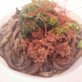 MeNami - Black sesame udon - Japanese Near Me - Toronto, Ontario