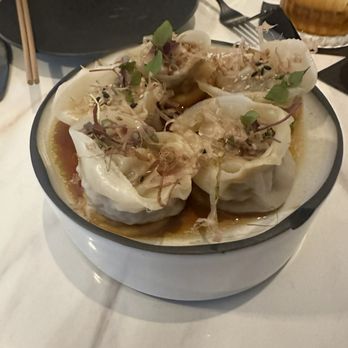 Giselle Miami - Wagu dumplings - Mediterranean Near Me - Miami, Florida Giselle Miami - Wagu dumplings - Mediterranean Near Me - Miami, Florida